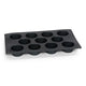 Patisse mini muffinvorm 11 vaks 29x17 cm zwart siliconen