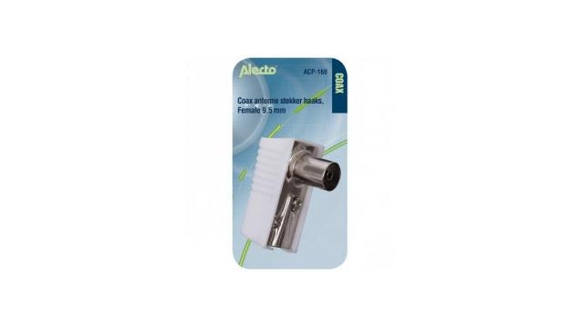 Alecto acp-160 coax plug haaks female