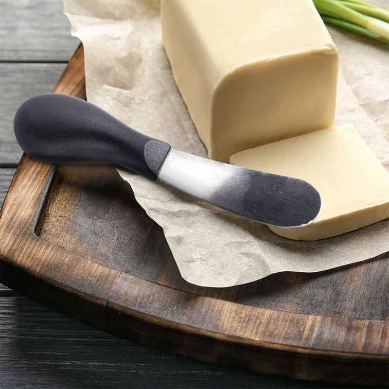 Load image into Gallery viewer, Kitchen tools botermesje 12.5 cm rvs zwart
