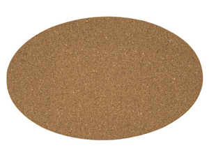 Excellent houseware onderzetter kurk ovaal 34x21x1cm