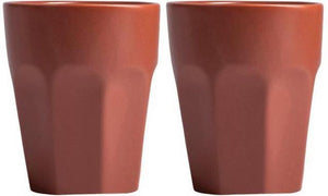 Gusta mok tarra 2stuks aardewerk ø 7,5cm x 9,5cm