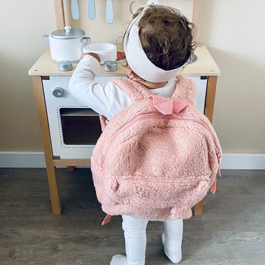 Vadobag rugzak pret be soft and kind teddy roze