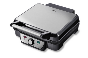 Inventum contactgrill 1800w zwart rvs
