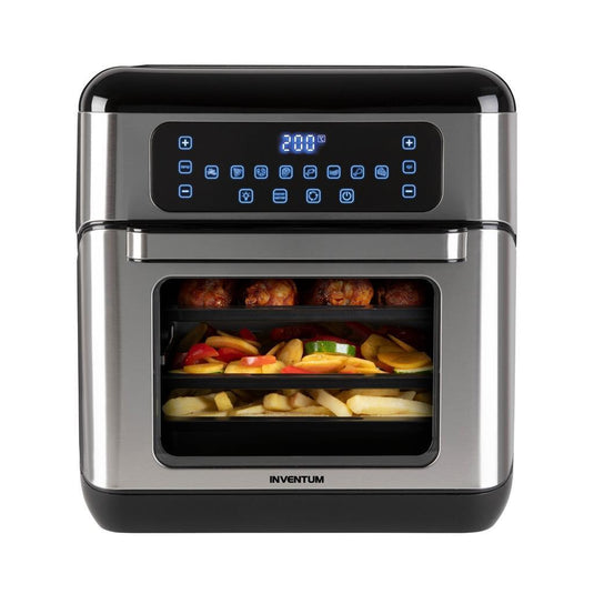 Inventum gf1200hld mini oven 12l 1500w zwart rvs