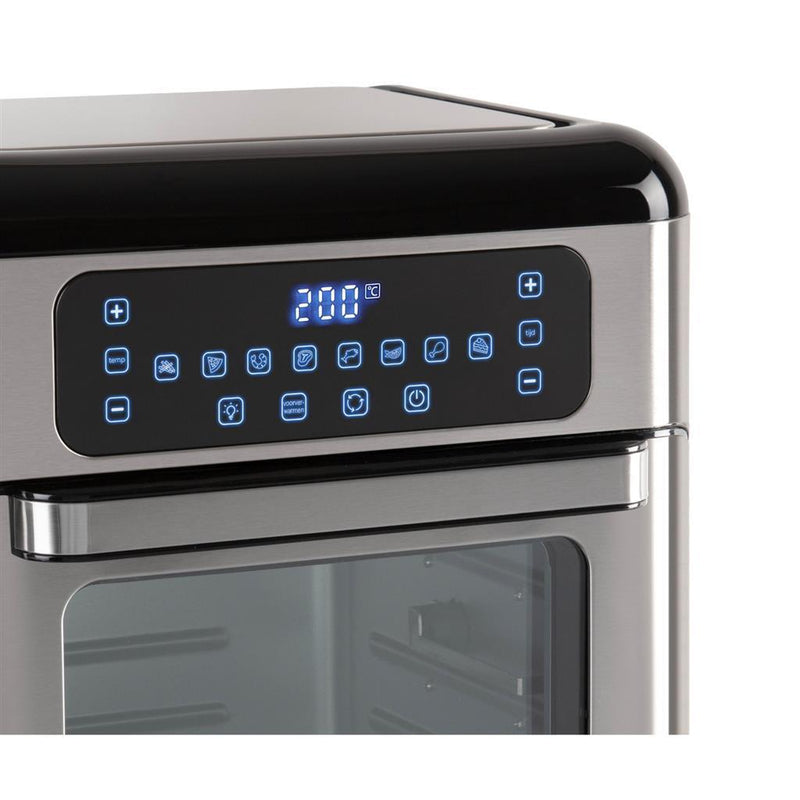 Load image into Gallery viewer, Inventum gf1200hld mini oven 12l 1500w zwart rvs
