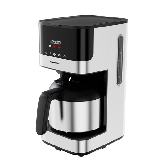 Inventum koffiezetappa1,2l 10 kops zwart rvs met thermoskan