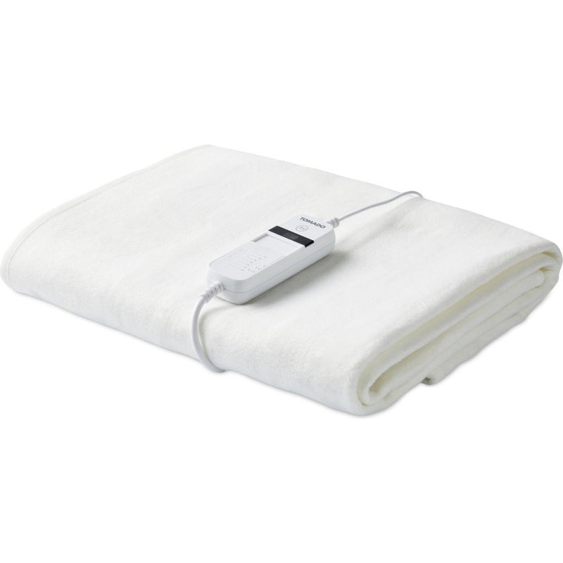 Load image into Gallery viewer, Tomado teb1510w elektrische deken 150x80 cm wit fleece
