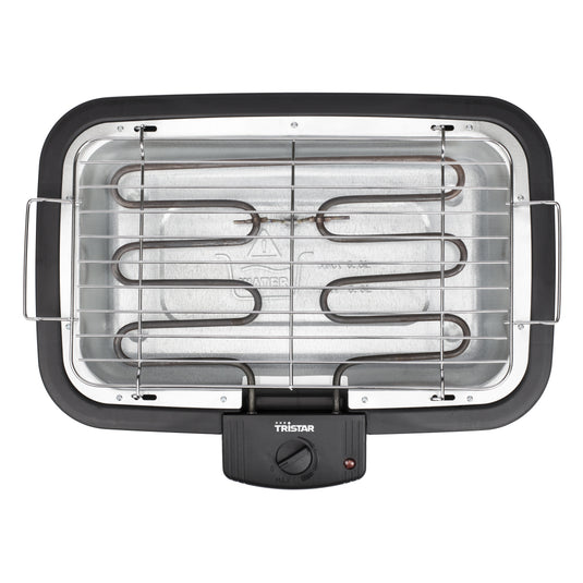 Tristar bq2813 elektrische barbecue zwart