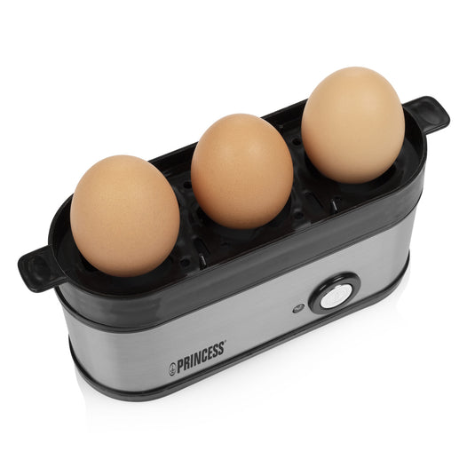 Princess 262043 eierkoker zwart rvs