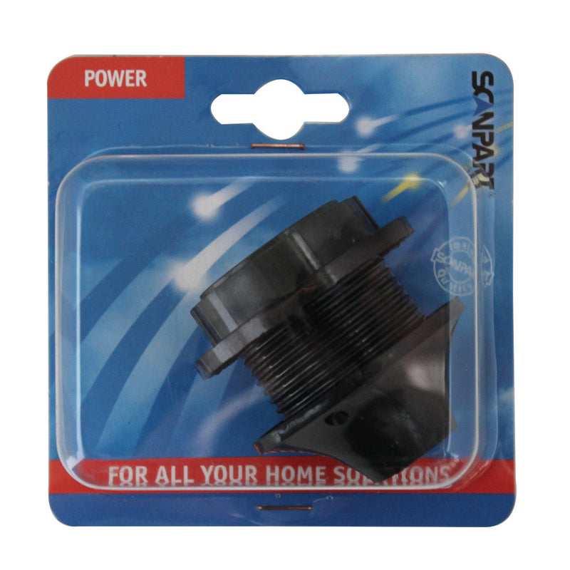 Load image into Gallery viewer, Scanpart lampfitting e27 zwart met ring
