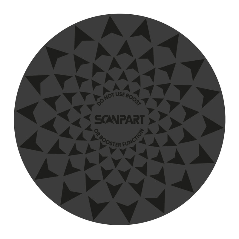 Load image into Gallery viewer, Scanpart speed inductiemat set 2x20 2x26 cm zwart
