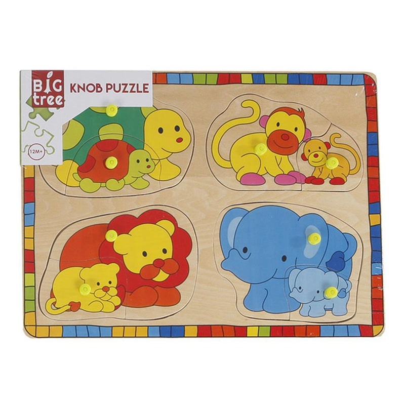 Load image into Gallery viewer, Big tree houten inlegpuzzel dieren
