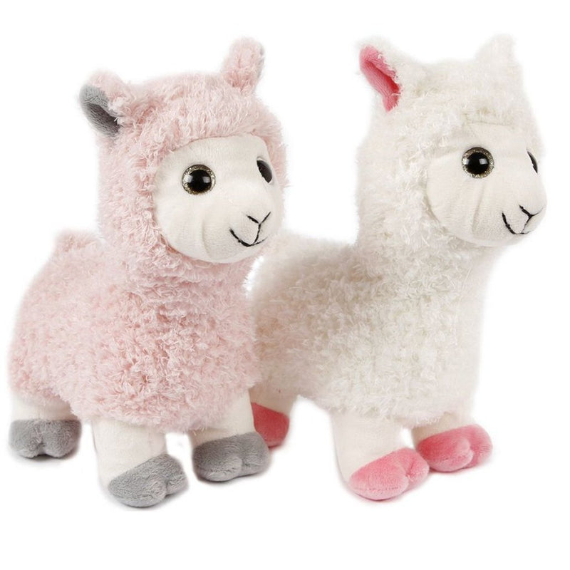 Load image into Gallery viewer, Basic alpaca knuffel 24 cm wit
