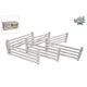 Kids globe horses houten hekken 6 stuks wit
