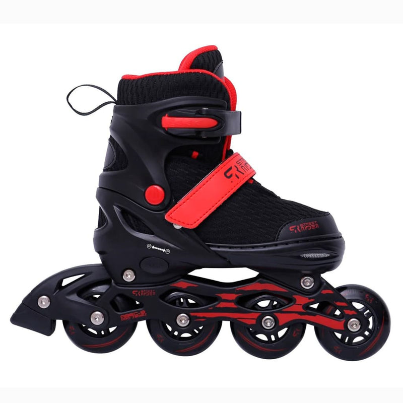 Load image into Gallery viewer, Street Rider Street Rider Inlineskates verstelbaar maat 28-32 zwart
