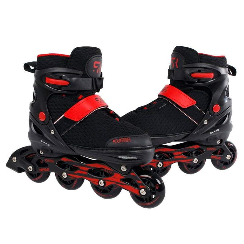 Load image into Gallery viewer, Street Rider Street Rider Inlineskates verstelbaar maat 38-42 zwart
