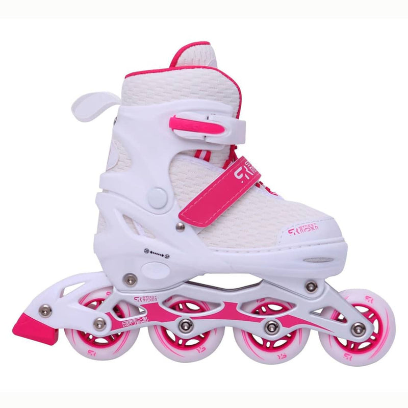Load image into Gallery viewer, Street Rider Street Rider Inlineskates verstelbaar maat 33-37 wit
