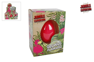 Jungle expediton ei met groeiende flamingo
