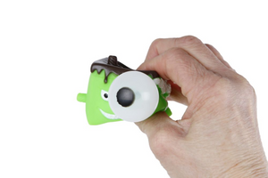 Brainboooom blokmonsters met uitpuilende ogen 6cm 8ass