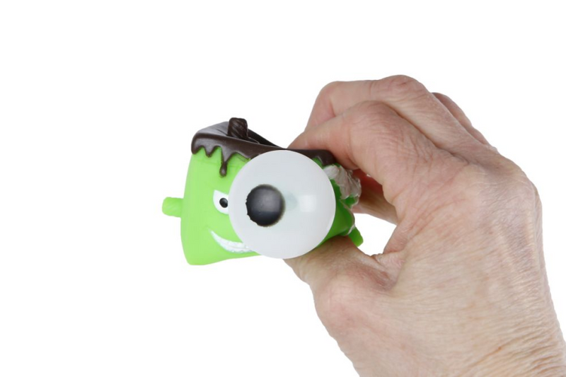 Load image into Gallery viewer, Brainboooom blokmonsters met uitpuilende ogen 6cm 8ass
