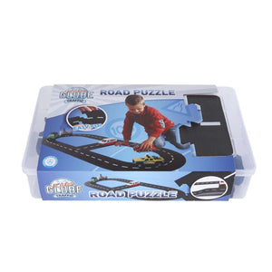 Kids globe autobaan wegdelen puzzel 18dlg 307,5cm