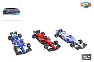 2-play formula race auto 3 stuks ass free wheel 12,5cm