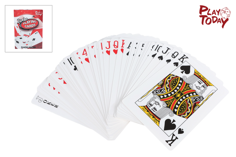 Load image into Gallery viewer, Play today jumbo speelkaarten 17,5cm
