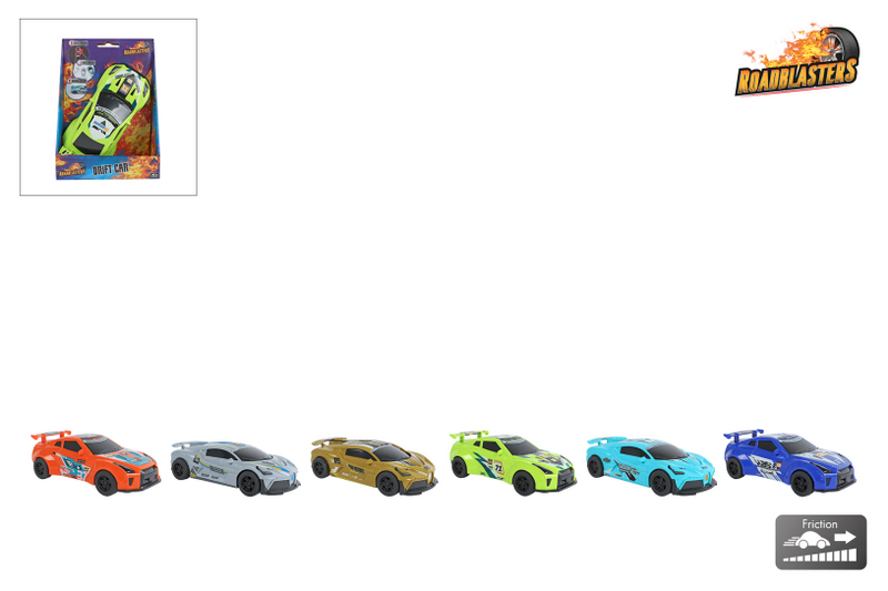 Load image into Gallery viewer, Roadblasters auto met drift functie frictie 6ass 16cm
