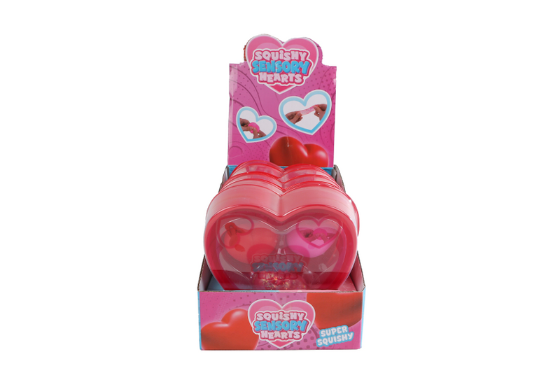 Load image into Gallery viewer, Squishy sensory hartjes 3stuks 4cm
