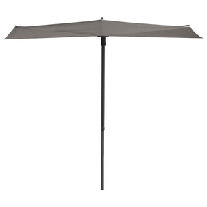 Madison balkonparasol sun wave 270x150 cm lichtgrijs