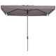 Madison parasol delos luxe 300x200 cm pac5p015 taupe
