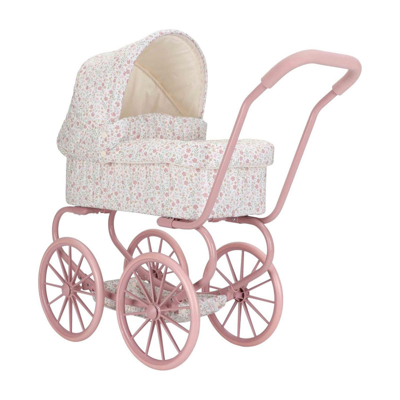 Load image into Gallery viewer, Little dutch poppenwagen - kinderwagen - soft flowers
