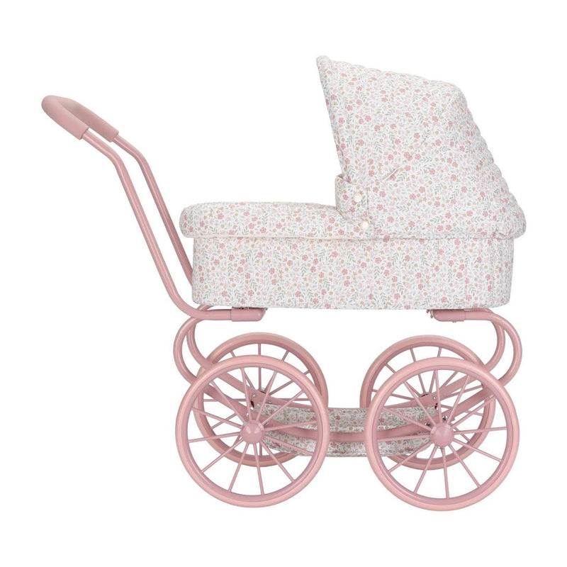 Load image into Gallery viewer, Little dutch poppenwagen - kinderwagen - soft flowers
