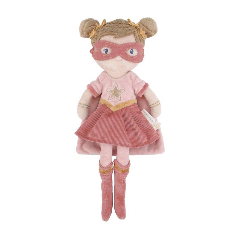 Afbeelding laden in galerijviewer, Little dutch superhero knuffelpop rosa - 35 cm
