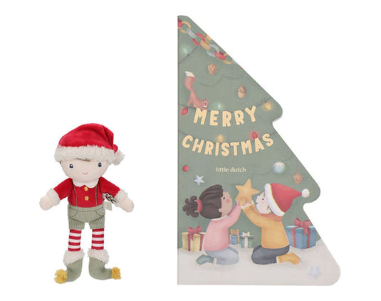 Little dutch - cadeauset kerst. boek+knu