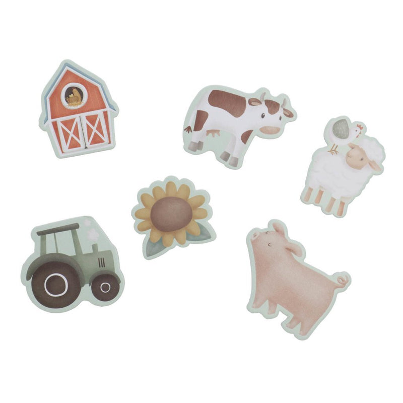 Load image into Gallery viewer, Little dutch farm 6in1 puzzel 3-5 stukjes
