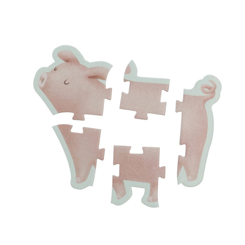 Load image into Gallery viewer, Little dutch farm 6in1 puzzel 3-5 stukjes
