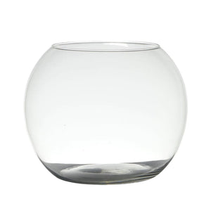 Hakbijl glass glazen bubble bol vaas h20xø25cm