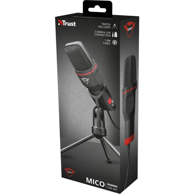 Load image into Gallery viewer, Trust gxt 212 mico usb microfoon zwart rood
