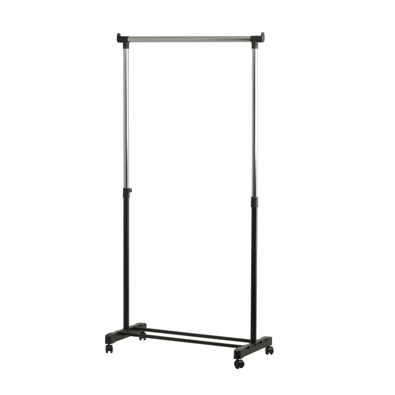Afbeelding laden in galerijviewer, V-part kledingrek 84x170x43 cm zwart
