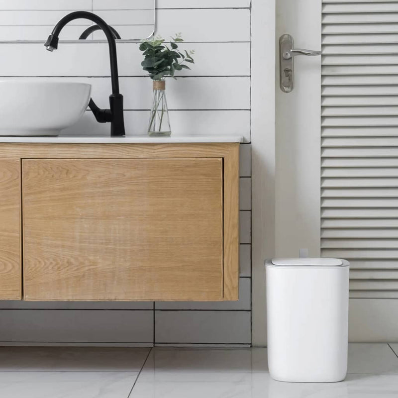 Load image into Gallery viewer, Eko afvalbak met sensor morandi 12 l wit
