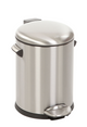 Eko belle deluxe pedaalemmer 5l - mat rvs