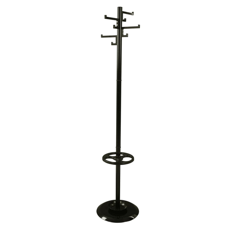 Load image into Gallery viewer, V-part v-part kapstok staand met 8 haken porcelain 178 cm zwart
