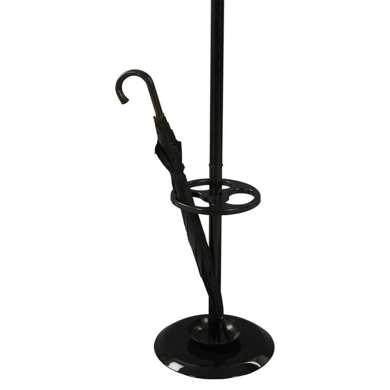 Load image into Gallery viewer, V-part v-part kapstok staand met 8 haken porcelain 178 cm zwart
