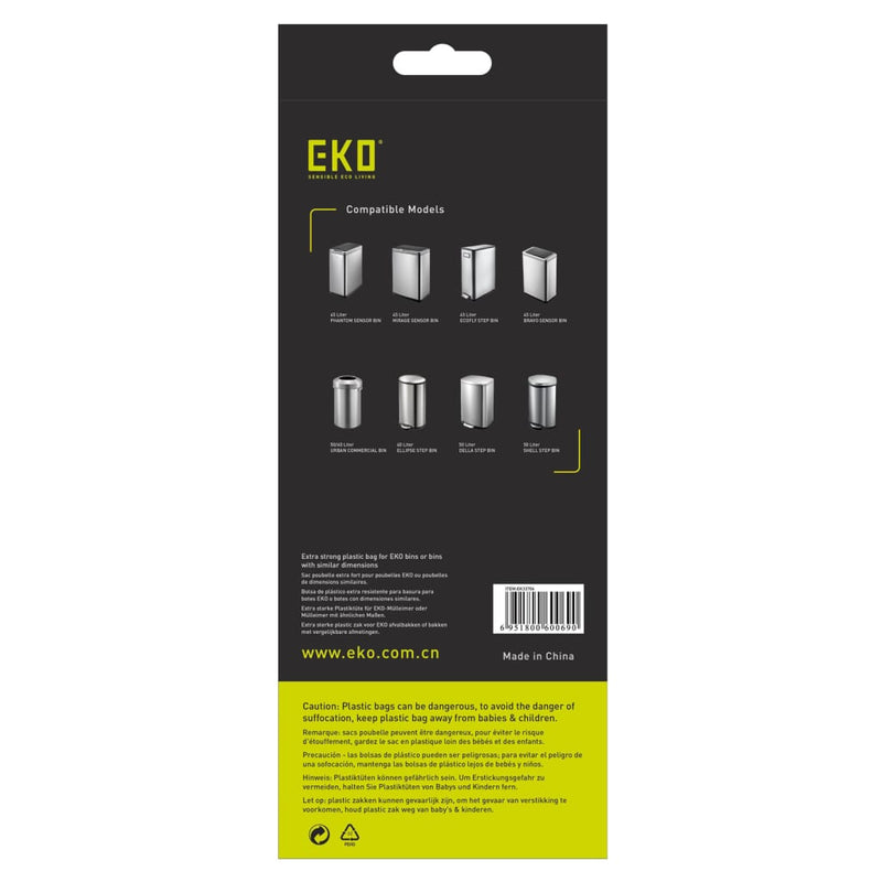 Load image into Gallery viewer, EKO EKO Afvalzakkenset F 24x12 st 40-60 L wit
