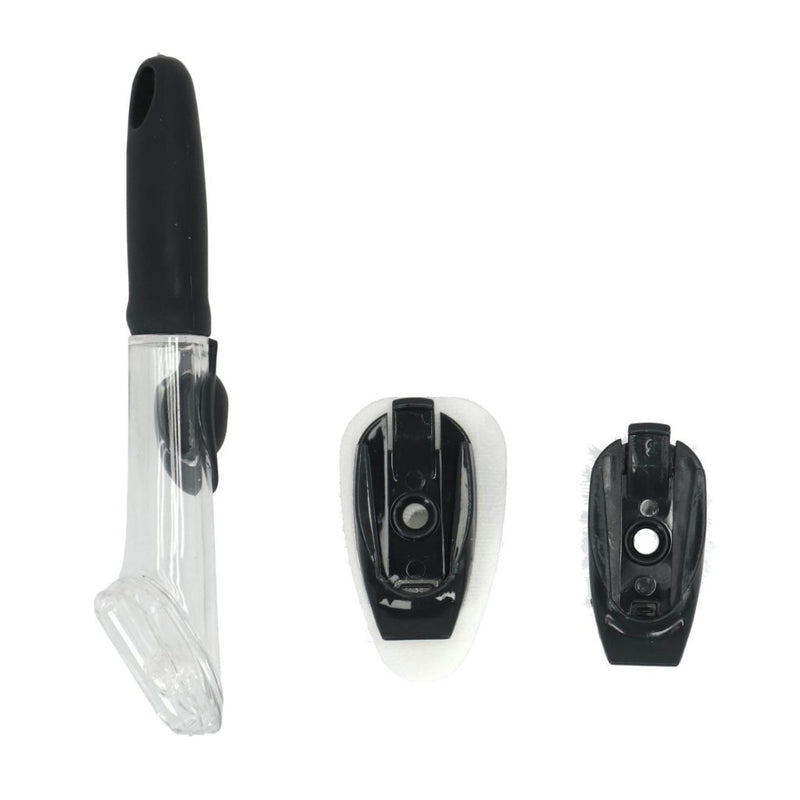 Load image into Gallery viewer, Overige merken aqua laser afwasborstel met dispenser + schuurspons zwart wit
