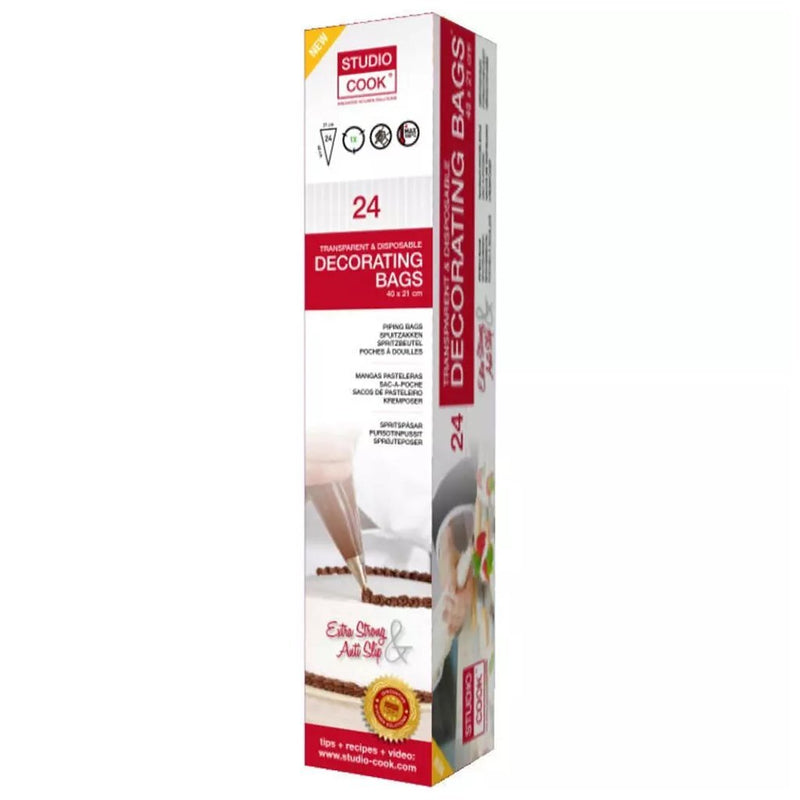 Load image into Gallery viewer, Basic studio cook decoratie wegwerp spuitzakken 24 stuks
