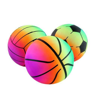 Dsp softbal 10 cm. 3 assortie. (12 st)