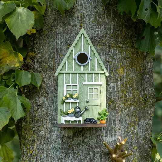 Esschert design vogelhuisje voor mezen tuinschuur