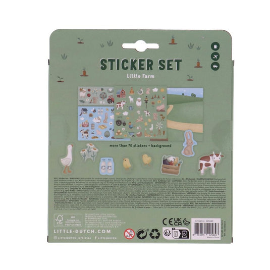 Little dutch stickerset boerderij | 4 stuks